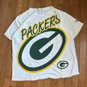 Vintage 90's Green‎ Bay Packers Graphic Shirt